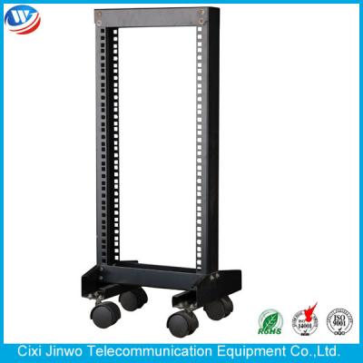 China 19 Inch Floor Network Cabinet SPCC Cold Rolled Steel 1 Column 42U Open Rack for sale