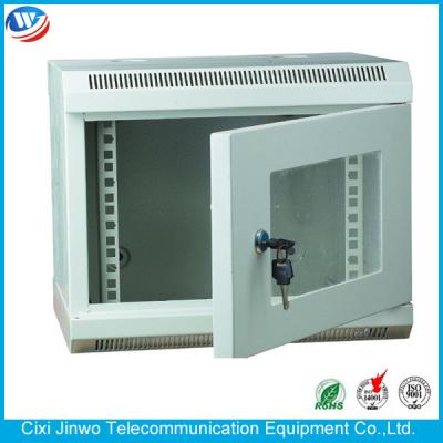 China 6U Wall Mount Network Cabinet Telecommunication 10 Inch for sale