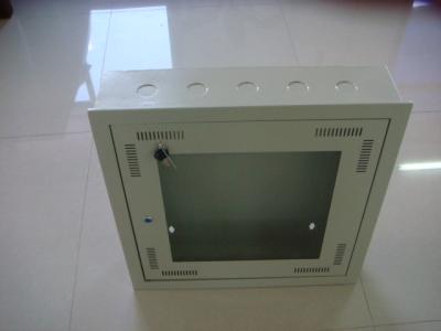 China Tipo Recessed porta de vidro do armário da rede da montagem da parede 19 polegadas à venda