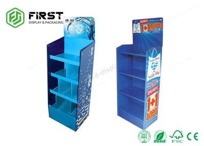China Glossy Surface Floor Standing Displays Customized POP Promotion Carton Paper Cardboard Display for sale