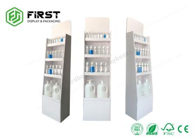 China Customized POP Cardboard Floor Standing Display Units Foldable Cardboard Floor Display à venda
