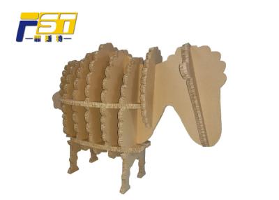 China Eco - Friendly Cardboard Box Furniture , Individual Design Foldable Cardboard Furniture for sale