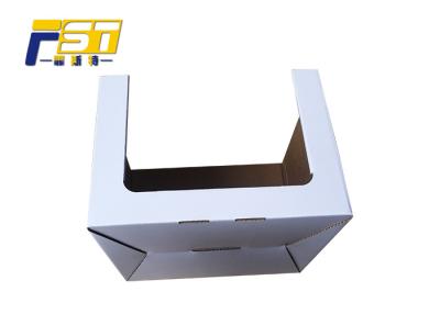 China Wihite Card Paper Corrugated Custom Carton Boxes For Cosmetics / Garments for sale