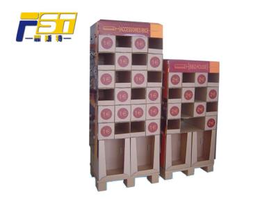 China Custom Design Cardboard Pallet Display , Full Color Printing Corrugated Pallet Trays for sale