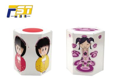 China Home / Office Cardboard Box Furniture , 4C Offest Printing Children's Cardboard Furniture for sale
