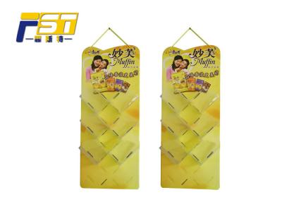 China Cardboard Paper Side Wing Display , Light Duty CMYK Printing Wing Rack Display for sale