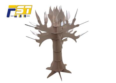 China 100% Recyclable Compressed Paper Cardboard Furniture With Tree Structure for sale