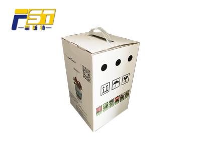 China Grey Cardboard Corrugated Shipping Boxes CMYK 4 Color Printing Collapsible for sale