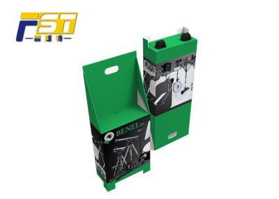 China Popular Tool Folding Cardboard Trolley Box , Custom Paper Trolley Bag For Trade Show for sale