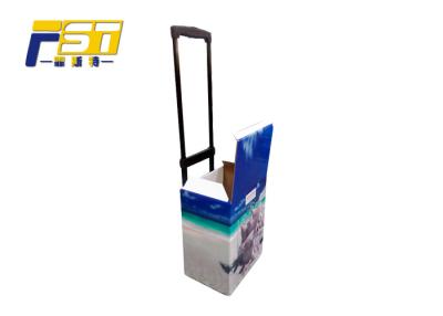 China Moistureproof Cardboard Trolley Box , Multipurpose Cardboard Supermarket Trolley Bags for sale