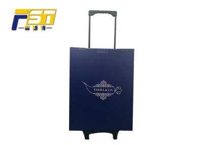 China Easy Assembled Cardboard Trolley Box Light High Weight Capacity For Exhibition for sale