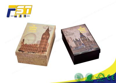 China Cajas de envío acanaladas coloreadas plegamiento rígido, caja de cartón corrugado para los regalos en venta