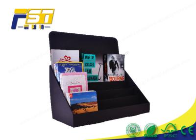 China 2 Tiers Foldable Cardboard Tabletop Display Custom Printing For Books Promotion for sale