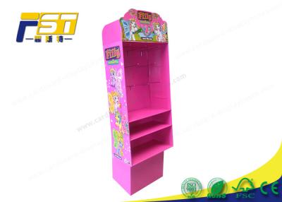 China Pegboard Corrugated Pop Displays , Pop Up Display Stands With Cmyk Offset Printing for sale