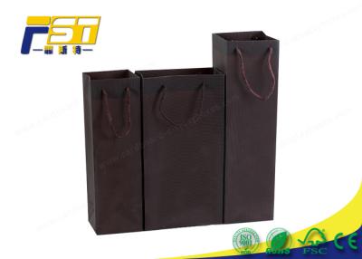 China Recycled Kraft Paper Bag Twisted Handle CMYK 4C Offest Printing For Gift Packaging for sale