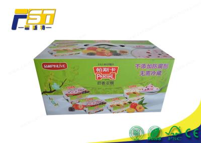China Custom CMYK Printed Colored Corrugated Shipping Boxes Food Paper Material for sale