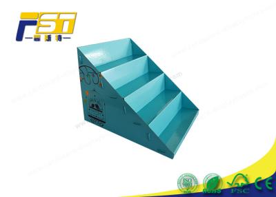 China Offest Printing Retail Display Boxes Cardboard , Portable Cardboard Display Rack for sale