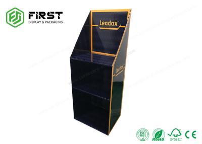 China Custom Made 3 Layer B Flute Corrugated Cardboard Floor Display With CMYK Printing for sale