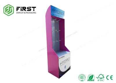 China Exposição de gancho portátil personalizada reciclável do cartão da cópia de cor para acessórios do telefone à venda