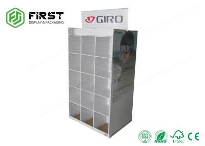 China Colorful Printing Cardboard POP Displays Custom Design Retail Cardboard Shelf Floor Display for sale