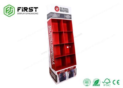 China Advertising Cardboard Display Customized Printing Promotional Corrugated Floor Display Stand for sale