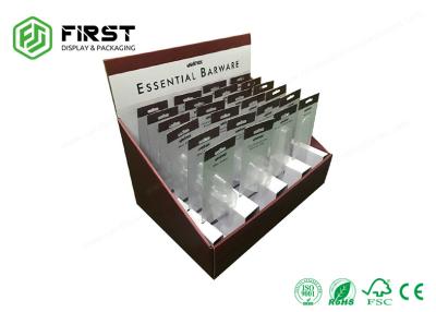 China POP Customized Printing Foldable Cardboard Counter Display CDU Display Box For Retail Store for sale