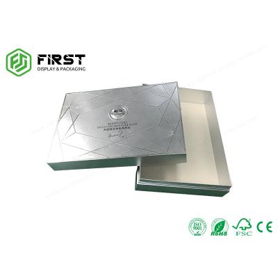 China Customized Logo Glossy Printed Decorative Cardboard Cosmetic Gift Packaging Box With Lid for sale