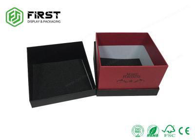 China High End Gift Boxes Customized Logo Luxury 2-Piece Lid Base Rigid Gift Box Packaging for sale
