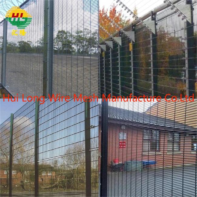 Welded Mesh Fence installation example