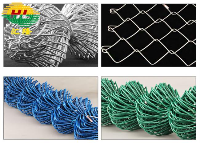 Chain link fence production process