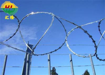 China Bto-30 450mm Double Strand Barbed Wire Fence Concertina Wire for sale