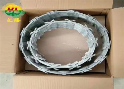 China High Security CBT-60 CBT-65 Razor Wire Concertina Barbed Wire ASTM A975 Standard for sale