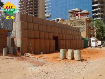 China Mil 1 Mil 3 Hesco Barrier Retaining Wall Earth Filled for sale