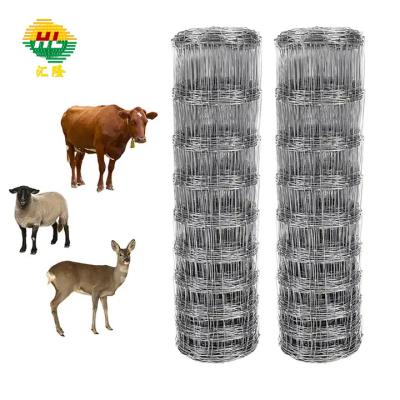 Chine 2.5mm Maillage de fil d'acier agricole galvanisé à chaud clôture de bétail clôture de ferme à vendre