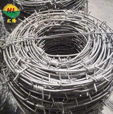 China Single Strand Galvanized Barbed Wire 6mm*1.6mm Or 2mm*2mm for sale