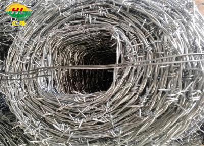China Fencing Galvanised Steel Barbed Wire Security Sharp Anti Corrosion for sale
