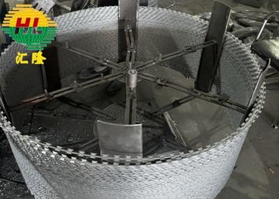 China Acciaio galvanizzato o in acciaio inossidabile lame Concertina filo spinato for sale