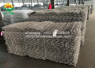 China ASTM A975 Galfan Gabion Baskets , 3.4mm Gabion River Bank Protection for sale