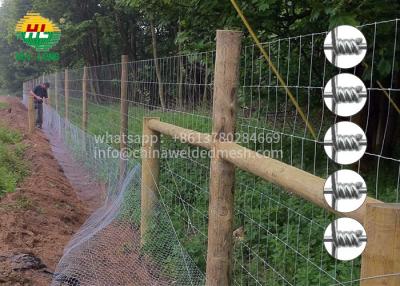 中国 1.8m 17本のワイヤー牧草地分野の塀ロール田園塀のためのよい圧力抵抗 販売のため