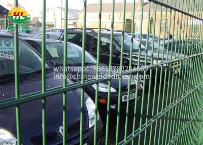 China HUILONG PVC Coated Wire Mesh Fence , 2.43m Double Loop Wire Fence for sale