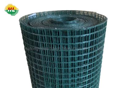 China Green PVC Coated Wire Mesh Fencing Rolls 1x1 inch weather resistance for sale