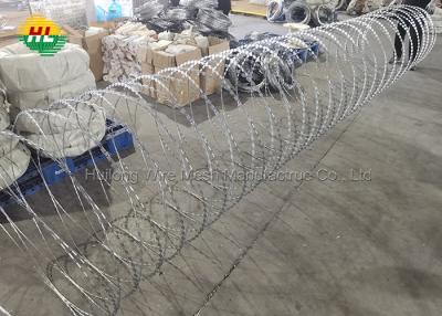 China Alambre Concertina 300mm Rollo X 10mts Galvanized Razor Barbed Wire Fencing for sale
