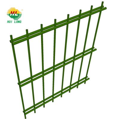 China 50X200mm Opening Green Wire Mesh Fence Hot Dip Galvanized protective ability for sale