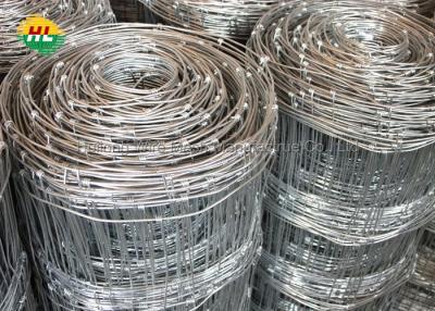 China High Strength Hot Dipped Galvanized Grassland Fences, 0.9m Height 2mm Wire Hinge Joint Goat Wire Mesh Field Fence for sale