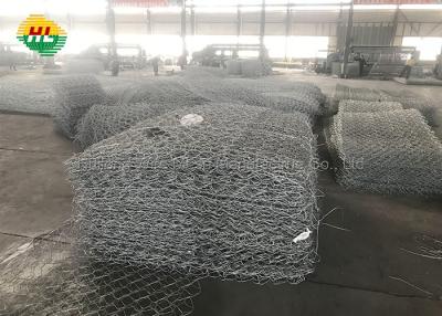 Cina rete metallica della scatola del gabbione di 60x80mm, l'anti pericolo che recinta il canestro esagonale del gabbione in vendita