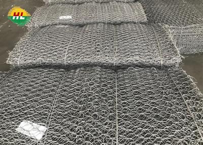 China 2.7mm Galvanized Wire Mesh Gabion Box 80x100mm for River Bank Protect for sale
