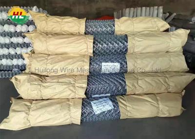 China HUILONG Vinyl Coated Chain Link Fence , 50X50mm Diamond Mesh Panels for sale