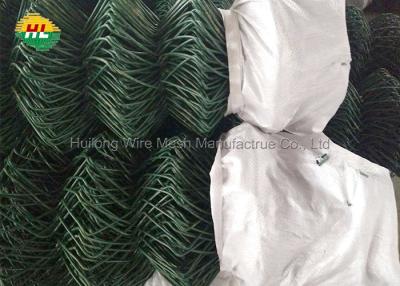 China HUILONG 1-4“ pvc Met een laag bedekt Diamond Mesh Fence For Sports Ground Te koop