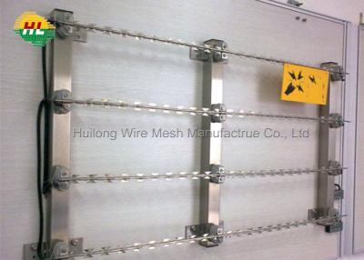 China 10m Concertina Razor Wire Fence , ASTM 1400MPA Razor Blade Fencing for sale
