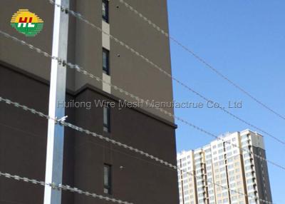 Китай проволочная изгородь бритвы концертины лезвия 2.5mm гальванизировала прямые линии продается